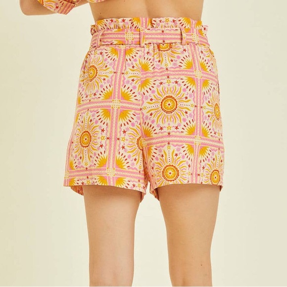 Heyson 2 Piece Celestial Boho Shorts and Top Set - Picture 8 of 12